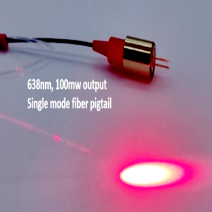 638nm Semiconductor Laser SM Single Module Fiber Coupled Diode Laser Square & Arched
